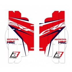 Kit déco de cache radiateur BLACKBIRD Replica Team HRC HONDA CRF 250 R 2004-2009