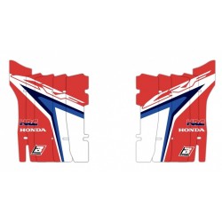 Kit déco de cache radiateur BLACKBIRD Replica Team HRC HONDA CRF 250 R  CRF 250 RX