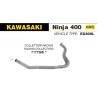 Collecteur d'Echappement ARROW KAWASAKI 400 NINJA Z400 Z500 1