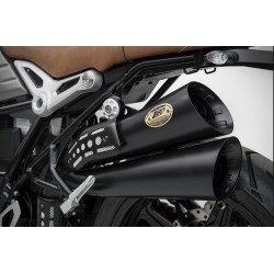 Echappement Zard haut double sortie HARDY pour BMW R NINE-T Scrambler 1200 2021-2023
