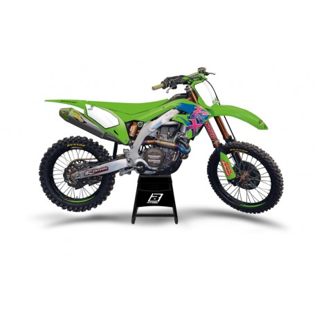 Kit déco BLACKBIRD Rétro Kawasaki KAWASAKI KX 125 KX 250