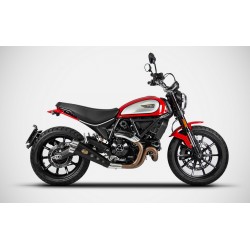 Echappement Zard Special Edition pare chaleur Noir Ducati 800 SCRAMBLER 2021-2023