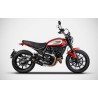 Echappement Zard Special Edition pare chaleur Noir Ducati 800 SCRAMBLER 2021 0