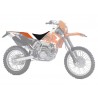 Housse de selle moto BLACKBIRD Dream Graphic 4 KTM SX SX-F EXC EXC-F 1998 à 2006 1