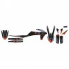 Kit déco BLACKBIRD Mat Black KTM SX SX-F 2019-2022 EXC EXC-F 2020-2022 1