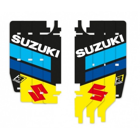 Kit déco de cache radiateur BLACKBIRD Replica Kevin Strijbos SUZUKI RMZ 250 2010-2018