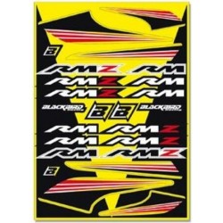 Planche de stickers BLACKBIRD SUZUKI RM RMZ