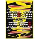 Planche de stickers autocollants moto BLACKBIRD SUZUKI RM RMZ