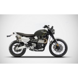 Echappement Zard Triumph 1200 Scrambler 2019-2021