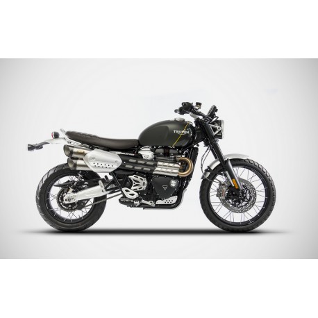 Echappement Zard Racing Triumph 1200 Scrambler 2019-2022