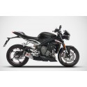 Echappement Zard Triumph 765 Street Triple 2017-2019