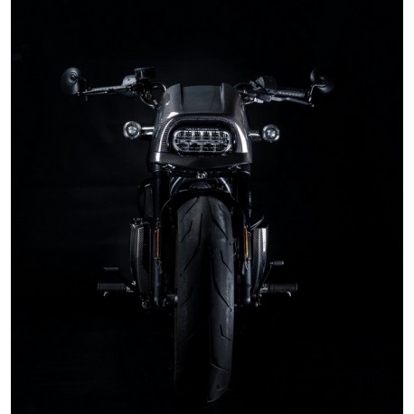 Saute Vent Carbone pour Phare Origine Harley Davidson 1250 Sportster S 1250