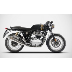 Ligne D'Echappement Zard Conique Homologué Euro 5 ROYAL ENFIELD Continental GT 650 2022-2023 et Interceptor 650 2022-2023