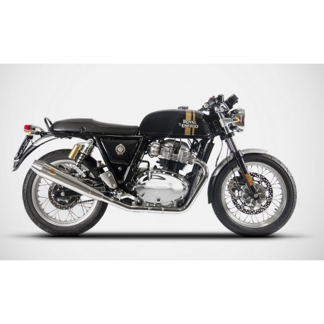 Ligne D'Echappement Zard Conique Homologué Euro 5 ROYAL ENFIELD Continental GT 650 2022 et Interceptor 650 2022