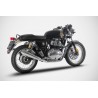 Ligne D'Echappement Zard Conique Homologué Euro 5 ROYAL ENFIELD Continental GT 650 2022 et Interceptor 650 2022 1
