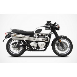 Ligne d'Echappement Zard Triumph 1200 Bonneville T120 2016-2023 900 Bonneville T100 2021-2023
