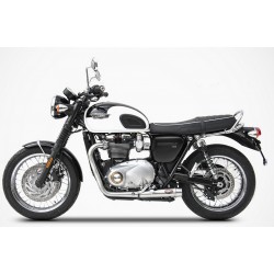 Ligne d'Echappement Zard Bas Triumph 1200 Bonneville T120 2016-2023 900 Bonneville T100 2017-2023