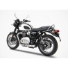 Ligne d'Echappement Zard Bas Triumph 1200 Bonneville T120 2016-2019 1