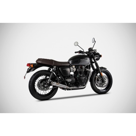 Echappement Zard Bas Triumph 1200 Bonneville T120 2021-2022