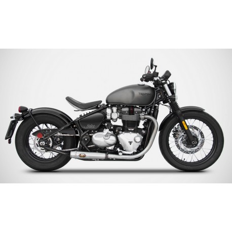 Echappement Zard Triumph 1200 Bobber 2017-2019