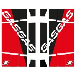 Kit déco de cache radiateur BLACKBIRD Dream Graphic 4 GAS GAS MC EC