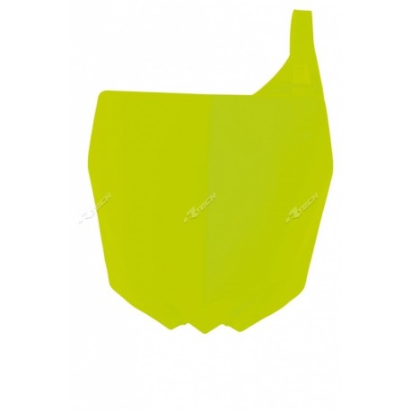 Plaque numéro frontale moto RACETECH YAMAHA YZ 125 YZ 250 YZF 250 YZF 450