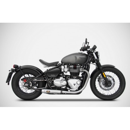 Echappement Zard Homologué Euro 5 Triumph 1200 Bobber 2021-2023
