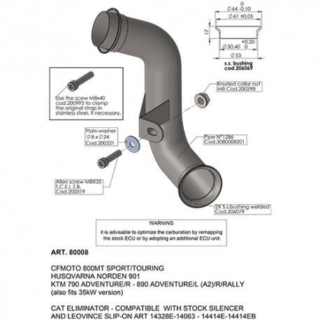 CF Moto 800 MT Sport / Touring Husqvarna 901 Norden KTM 790/890 Adventure