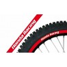 Kit déco jantes moto cross enduro BLACKBRIRD HONDA 1