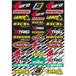 Planche de stickers BLACKBIRD logo moto cross enduro