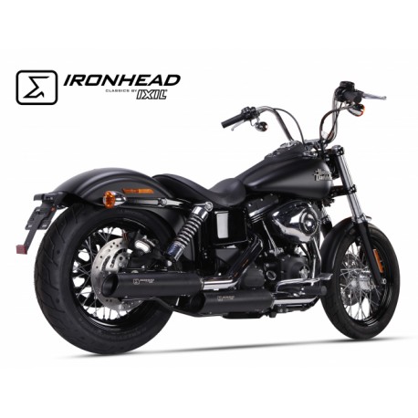 Echappement IXIL IRONHEAD HC1 HARLEY DAVIDSON DYNA STREET BOB 2006-2016