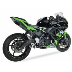 Ligne d'Echappement ixil hyperlow KAWASAKI Z650 NINJA 650 2017-2019