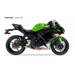 Ligne d'Echappement IXRACE MK1 KAWASAKI Z650 NINJA 650 2023 Euro 5+