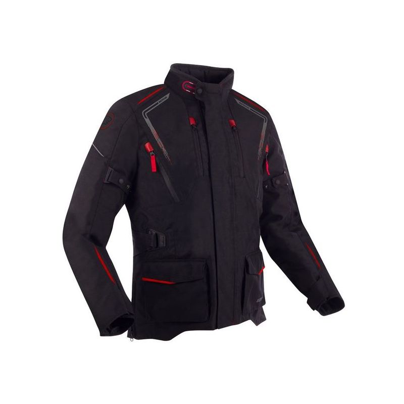 Blouson Moto Homme RIDEIRON 4 Saisons – Textile Respirant, Protections CE, Doublure Amovible (tailles M à XXL)