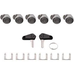 Kit de serrures SW MOTECH TRAX avec kit antivol EVO. 9 serrures et 2 clés