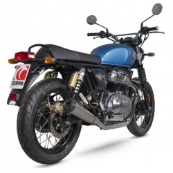 Echappement SCORPION SERKET RED POWER ROYAL ENFIELD CONTINENTAL GT 650 INTERCEPTOR 650