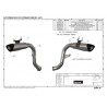 Echappement HP CORSE EVOXTREME 310mm position haute Ducati 821 Hypermotard 2013-2016 6