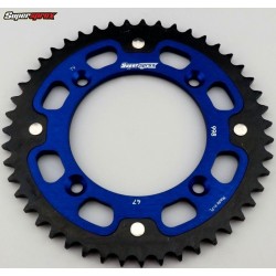 Couronne de transmission moto stealth bleu YAMAHA YZ 85