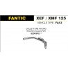 COLLECTEUR RACING ARROW FANTIC XEF 125 XMF 125 1