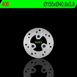 Disque de frein NG 406 Rond Fixe