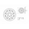 Disque de frein avant BREMBO oro rond flottant 78B40870 1