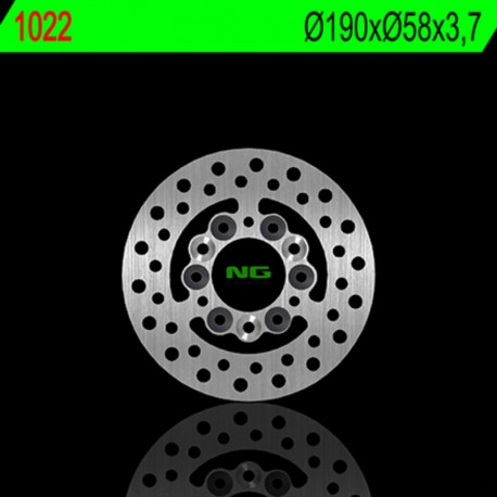Disques de frein NG 1022 Rond Fixe