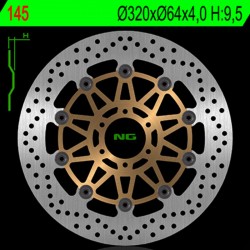 Disque de frein NG 145 Rond Semi-Flottant