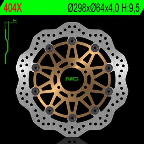 Disque de frein NG 404X Wave Flottant