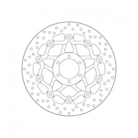 Disque de frein BREMBO Oro flottant 78B408A2