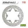 Disque de frein NG 110 Rond Fixe 0