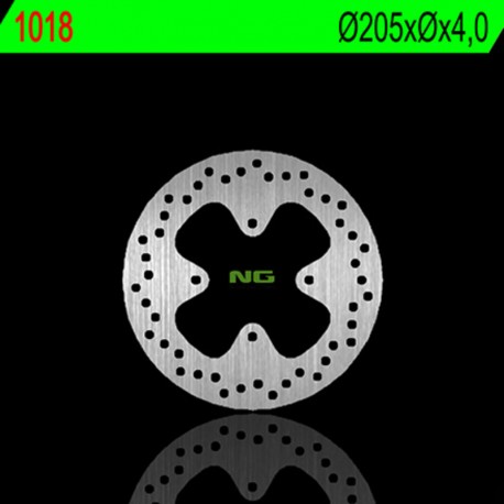 Disque de frein NG 1018 rond fixe pour quad