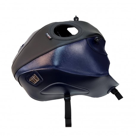 Tapis de reservoir BAGSTER HONDA CB125R 2018-2023 Noir Mat Grainé / Marine