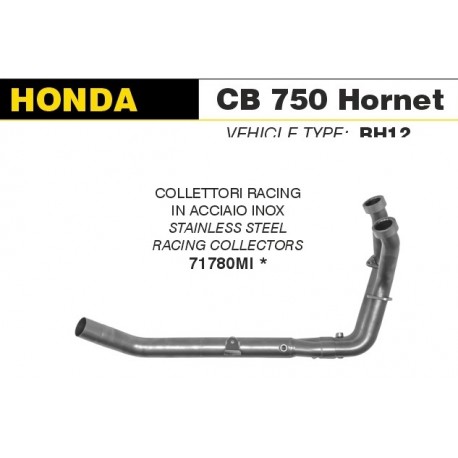 Collecteur racing d'Echappement ARROW HONDA CB 750 HORNET 2023