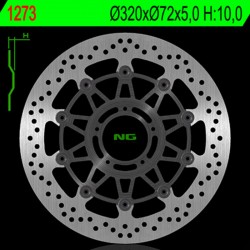 Disque de frein NG 1273 Rond Semi-Flottant